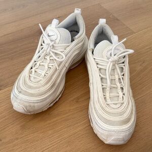 Nike Men’s Air Max 97 Triple White Wof Grey size 8